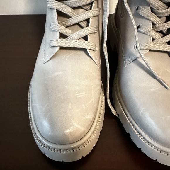 Gray Sam Edelman Lysenko Combat Boot - Picture 3 of 12